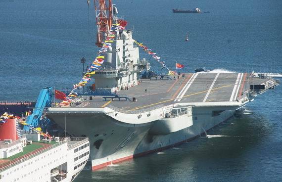 資料圖：中國航母遼寧艦。