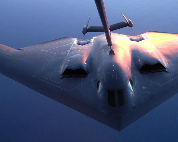 資料圖：美軍B-2轟炸機(jī)。
