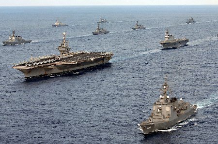 演習(xí)假設(shè)日本和亞洲地區(qū)發(fā)生軍事沖突的情況下，日美兩國海軍如何協(xié)同作戰(zhàn)。