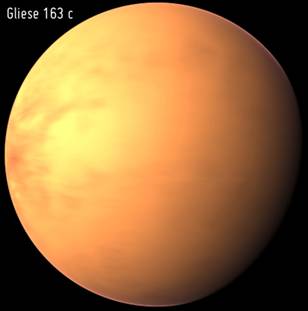 “超級地球”行星Gliese 163c，可能孕育微生命