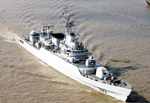 中國海軍053H3江衛(wèi)II型護(hù)衛(wèi)艦。
