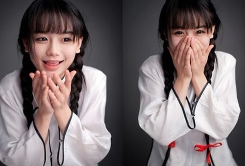南笙姑娘：南笙在豆瓣網(wǎng)上傳她自己的一系列復(fù)古照片，憑借長著一張?zhí)鹈赖耐?，民國學(xué)生裝扮，梳著兩條可愛的辮子，萌到不行的清純形象，成為宅男新一代時尚女神。