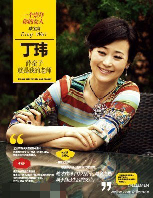 丁瑋為前貴州貪官閻建宏的兒媳婦，東窗事發(fā)時(shí)攜巨額遠(yuǎn)逃美國(guó)創(chuàng)立珠寶品牌歐致寶，與薛蠻子在美國(guó)相識(shí)，后嫁予薛蠻子，成為薛蠻子的第二任妻子。