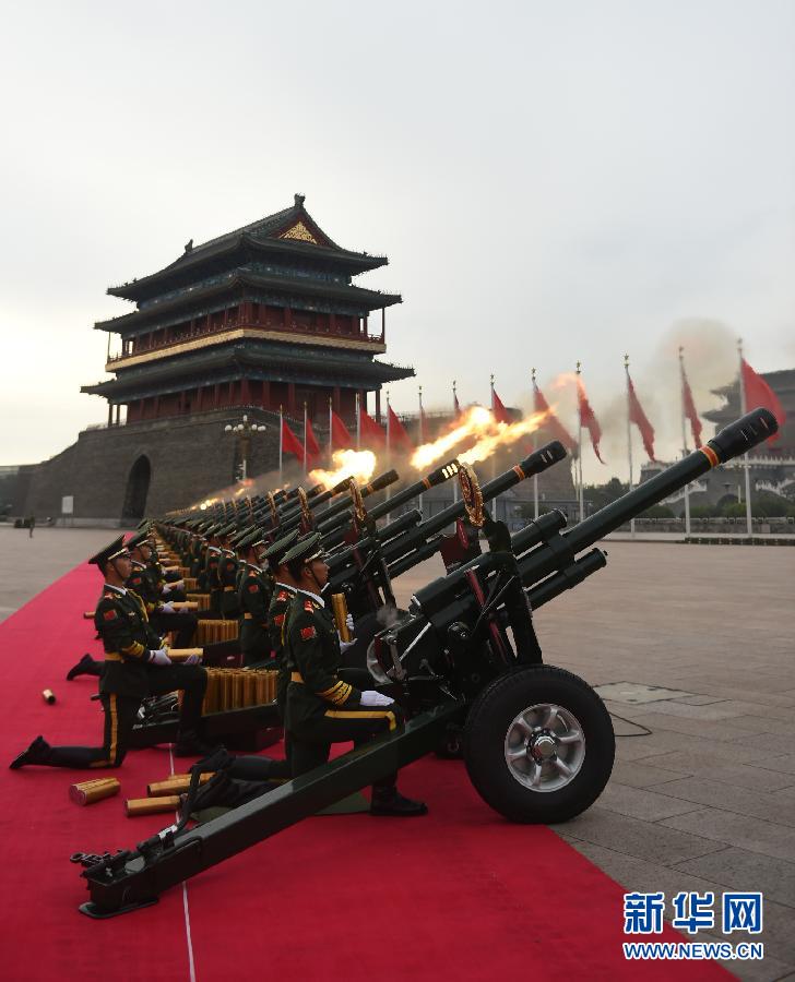 （時政）（3）紀(jì)念中國人民抗日戰(zhàn)爭暨世界反法西斯戰(zhàn)爭勝利70周年大會專項(xiàng)演練順利舉行